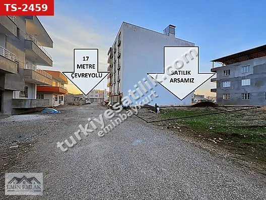 EMİN EMLAKTAN HÜRRİYET MAH'DE SATILIK 416 M2 GÜNEY ÇEPHELİ ARSA.